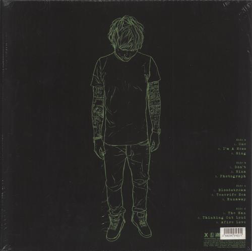 Ed Sheeran X (Multiply) - 180gram Dark Green Vinyl 2-LP vinyl record set (Double LP Album) UK EJB2LXM872565