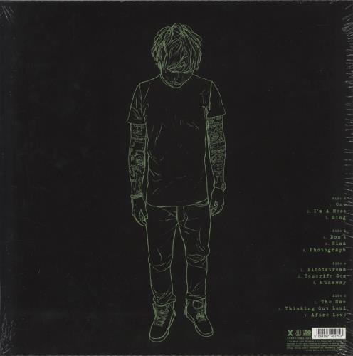 Ed Sheeran X - Crystal Clear Vinyl 2-LP vinyl record set (Double LP Album) UK EJB2LXC872564