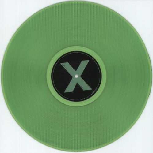 Ed Sheeran X - Green Vinyl + Slip Mat 2-LP vinyl record set (Double LP Album) UK EJB2LXG872599