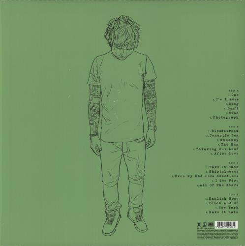 Ed Sheeran X - Green Vinyl + Slip Mat 2-LP vinyl record set (Double LP Album) UK EJB2LXG872599