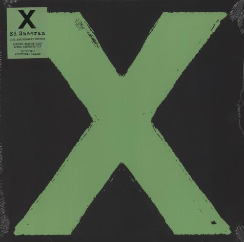 Ed Sheeran X - Green Vinyl + Slipmat 2-LP vinyl record set (Double LP Album) UK EJB2LXG856818