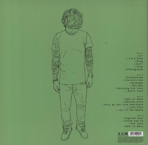 Ed Sheeran X - Green Vinyl + Slipmat 2-LP vinyl record set (Double LP Album) UK EJB2LXG856818