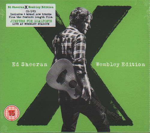 Ed Sheeran X - Wembley Edition - Sealed 2-disc CD/DVD set UK EJB2DXW644748