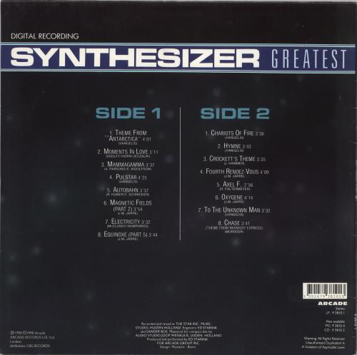 Ed Starink Synthesizer Greatest vinyl LP album (LP record) UK 0DGLPSY735509