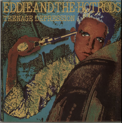 Eddie And The Hot Rods Teenage Depression - EX vinyl LP album (LP record) UK EHOLPTE613526