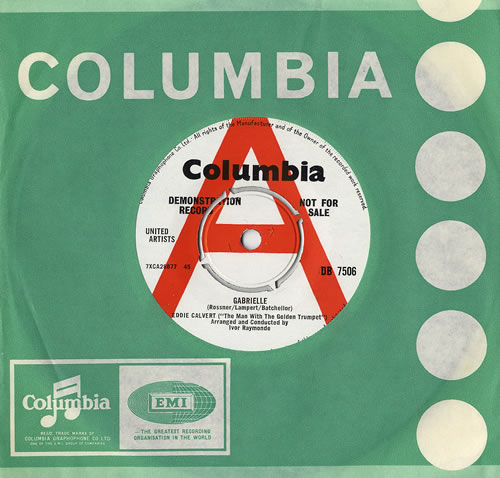 Eddie Calvert Gabrielle 7" vinyl single (7 inch record / 45) UK ECV07GA479869