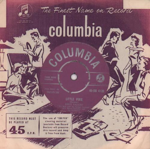 Eddie Calvert Little Pixie 7" vinyl single (7 inch record / 45) UK ECV07LI644976