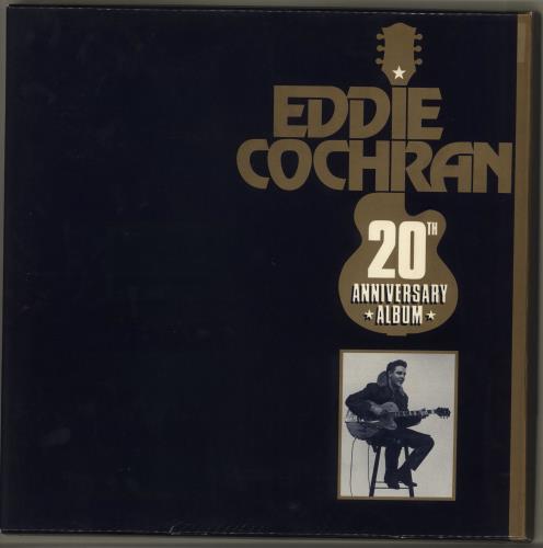 Eddie Cochran 20th Anniversary Album - VG Vinyl Box Set UK EDCVXTH708262