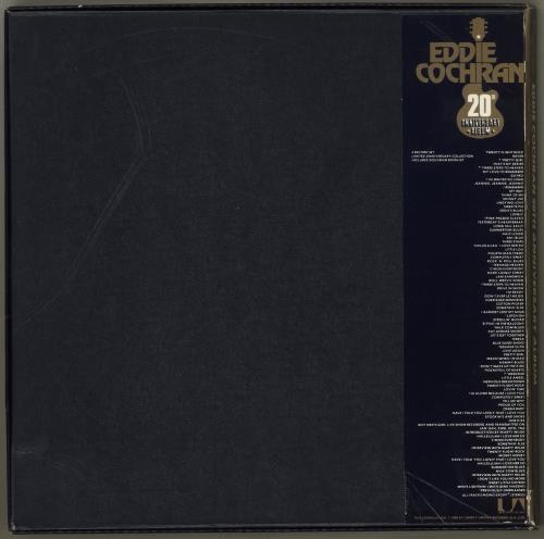 Eddie Cochran 20th Anniversary Album - VG Vinyl Box Set UK EDCVXTH708262