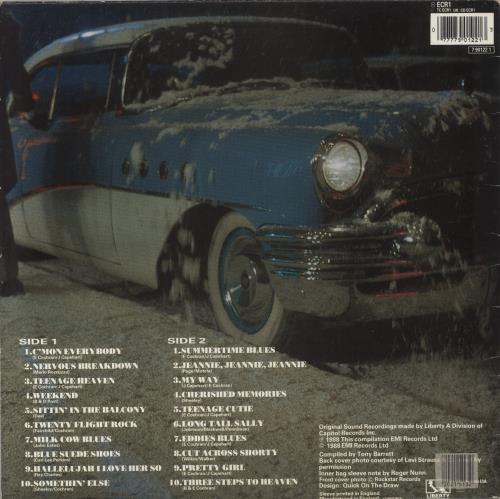 Eddie Cochran C'mon Everybody vinyl LP album (LP record) UK EDCLPCM453833