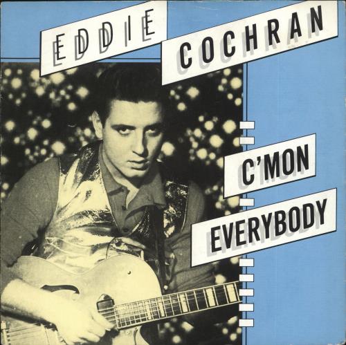 Eddie Cochran C'mon Everybody 7" vinyl single (7 inch record / 45) UK EDC07CM707359