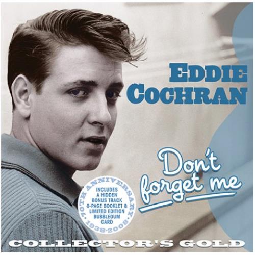 Eddie Cochran Don't Forget Me CD album (CDLP) UK EDCCDDO447118