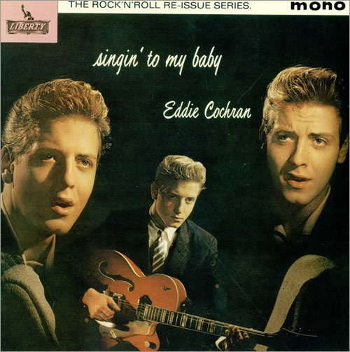 Eddie Cochran Singin' To My Baby vinyl LP album (LP record) French EDCLPSI488158