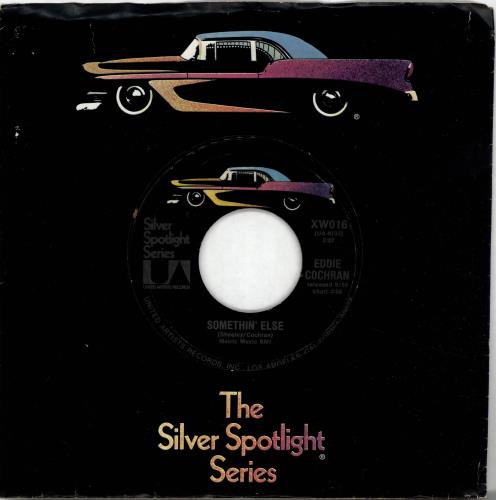 Eddie Cochran Somethin' Else 7" vinyl single (7 inch record / 45) US EDC07SO702853