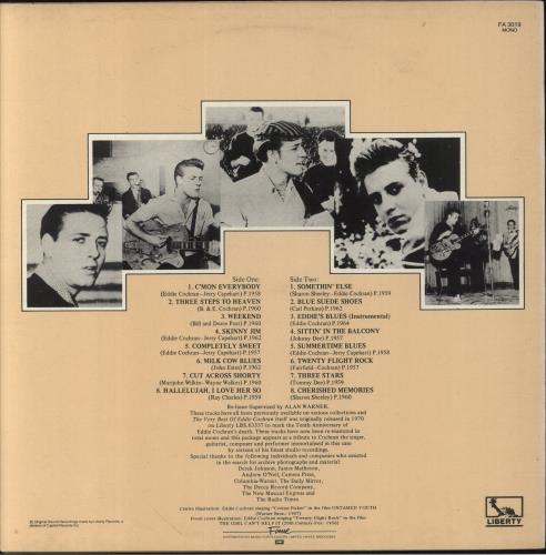 Eddie Cochran The Very Best Of Eddie Cochran vinyl LP album (LP record) UK EDCLPTH231387