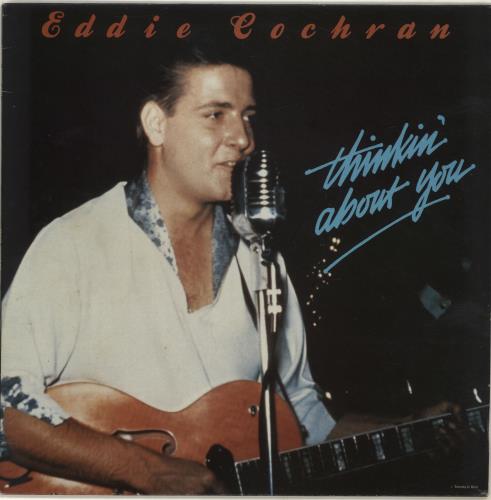 Eddie Cochran Thinkin' About You vinyl LP album (LP record) UK EDCLPTH703646
