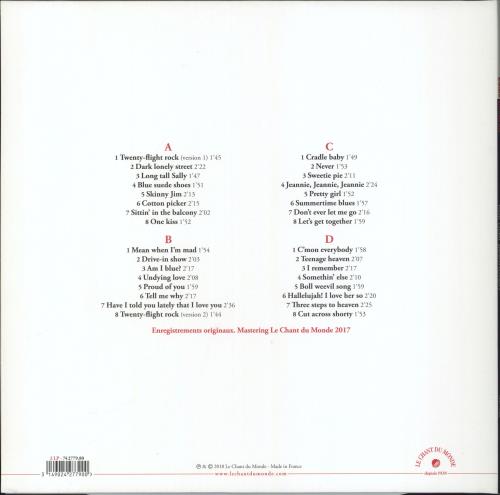 Eddie Cochran Twenty Flight Rock 2-LP vinyl record set (Double LP Album) French EDC2LTW829921