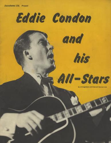Eddie Condon Eddie Condon And His All-Stars tour programme UK EC6TRED394403