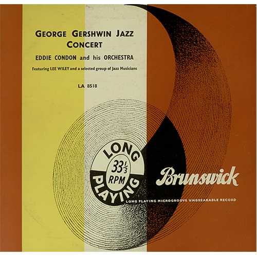 Eddie Condon George Gershwin Jazz Concert 10" vinyl single (10 inch record) UK EC610GE408897