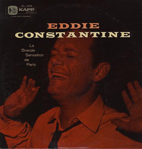 Eddie Constantine La Grande Sensation De Paris vinyl LP album (LP record) US CO8LPLA378460