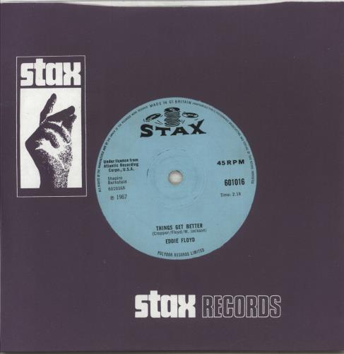 Eddie Floyd Things Get Better 7" vinyl single (7 inch record / 45) UK EF207TH866724