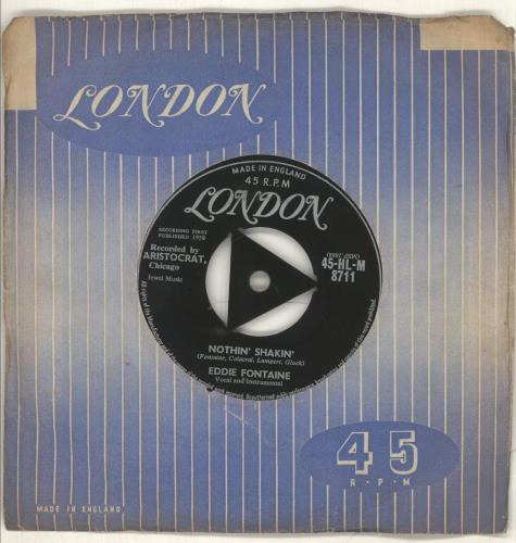 Eddie Fontaine Nothin' Shakin' 7" vinyl single (7 inch record / 45) UK FO707NO716561