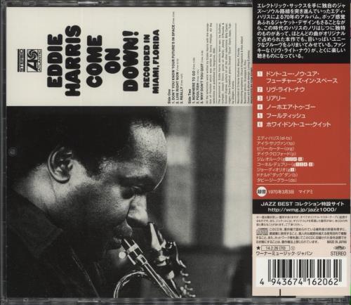 Eddie Harris Come On Down! CD album (CDLP) Japanese E1HCDCO807964