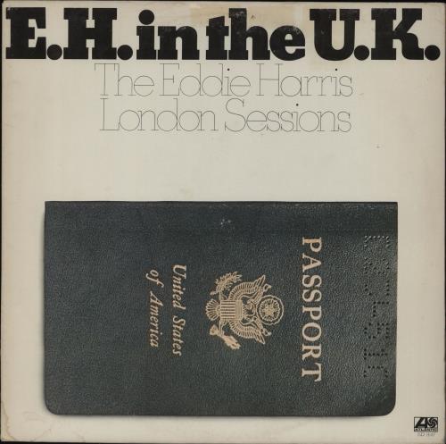 Eddie Harris E.H. In The U.K. - Presswell vinyl LP album (LP record) US E1HLPEH762684