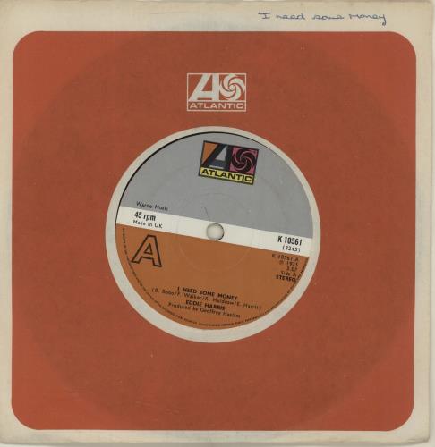 Eddie Harris I Need Some Money 7" vinyl single (7 inch record / 45) UK E1H07IN680042