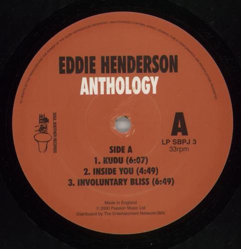 Eddie Henderson Anthology 2-LP vinyl record set (Double LP Album) US EC52LAN878891
