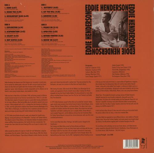 Eddie Henderson Anthology 2-LP vinyl record set (Double LP Album) US EC52LAN878891