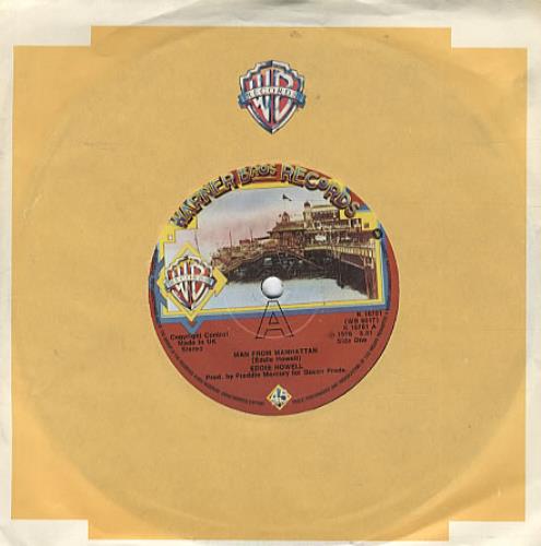 Eddie Howell Man From Manhattan 7" vinyl single (7 inch record / 45) UK EDD07MA05662