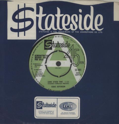 Eddie Jefferson Some Other Time - A Label 7" vinyl single (7 inch record / 45) UK E2407SO761502