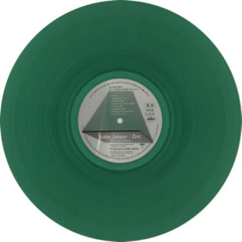 Eddie Jobson Zinc / The Green Album - Green Vinyl vinyl LP album (LP record) Japanese EDJLPZI596367