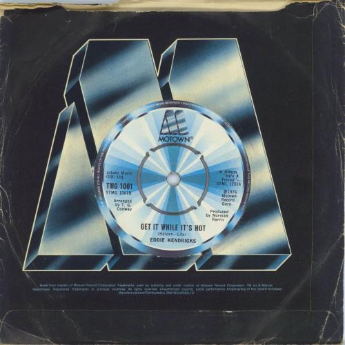 Eddie Kendricks Goin' Up In Smoke 7" vinyl single (7 inch record / 45) UK EKD07GO350134