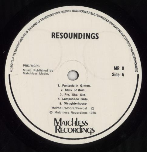 Eddie Pr�vost Resoundings vinyl LP album (LP record) UK Q0DLPRE854185