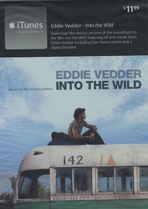 Eddie Vedder Into The Wild - iTunes memorabilia US EB6MMIN417745