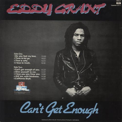 Eddy Grant Can't Get Enough vinyl LP album (LP record) UK EDGLPCA536761