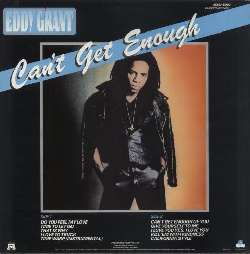 Eddy Grant Can't Get Enough vinyl LP album (LP record) UK EDGLPCA730816