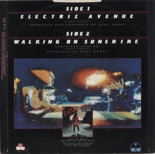 Eddy Grant Electric Avenue 12" vinyl single (12 inch record / Maxi-single) UK EDG12EL85674