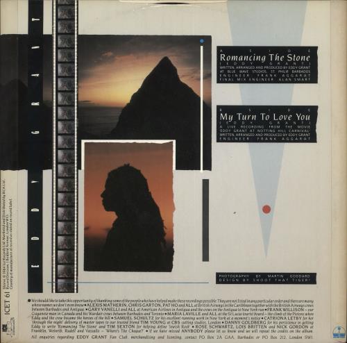 Eddy Grant Romancing The Stone 12" vinyl single (12 inch record / Maxi-single) UK EDG12RO144895