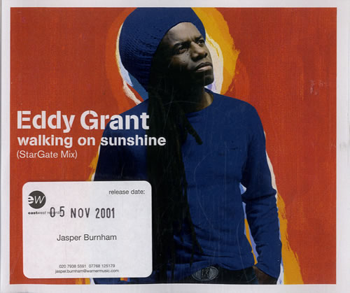 Eddy Grant Walking On Sunshine (StarGate Mix) CD-R acetate UK EDGCRWA546005