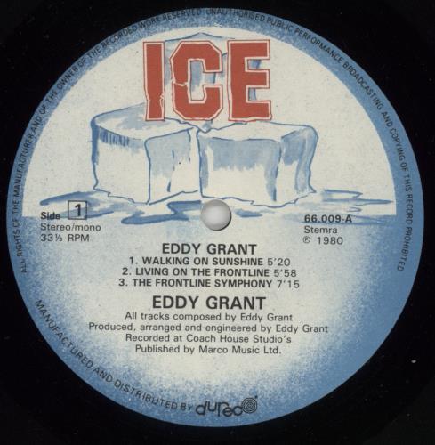 Eddy Grant Walking On Sunshine vinyl LP album (LP record) Dutch EDGLPWA863564