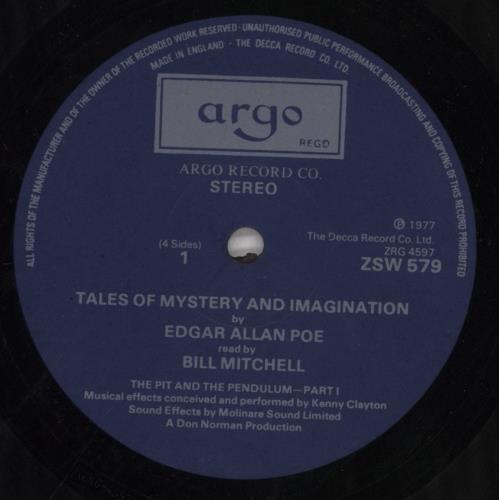 Edgar Allan Poe Tales Of Mystery And Imagination 2-LP vinyl record set (Double LP Album) UK E5H2LTA861629