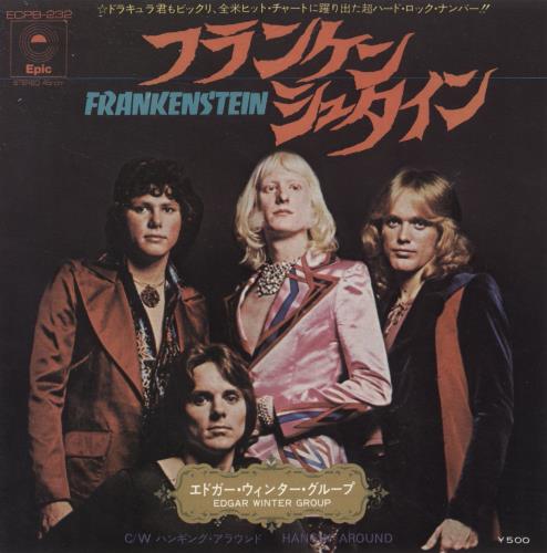 Edgar Winter Frankenstein 7" vinyl single (7 inch record / 45) Japanese EGW07FR888455