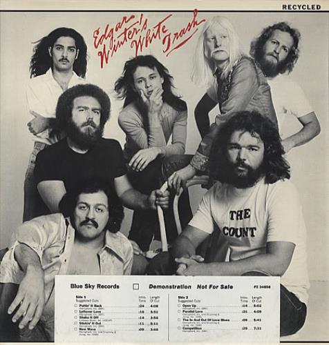 Edgar Winter Recycled vinyl LP album (LP record) US EGWLPRE334334