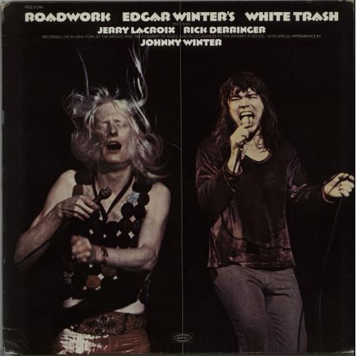 Edgar Winter Roadwork - Blue label design 2-LP vinyl record set (Double LP Album) UK EGW2LRO645370