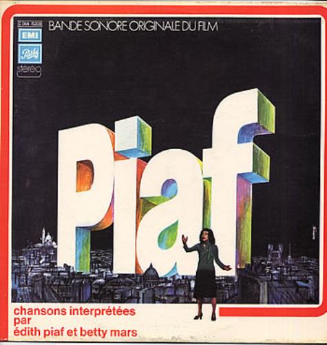 Edith Piaf Bande Sonore Originale Du Film vinyl LP album (LP record) Israeli EPFLPBA290579