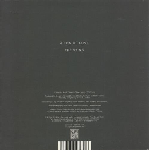 Editors A Ton Of Love 7" vinyl single (7 inch record / 45) UK EB707AT866213