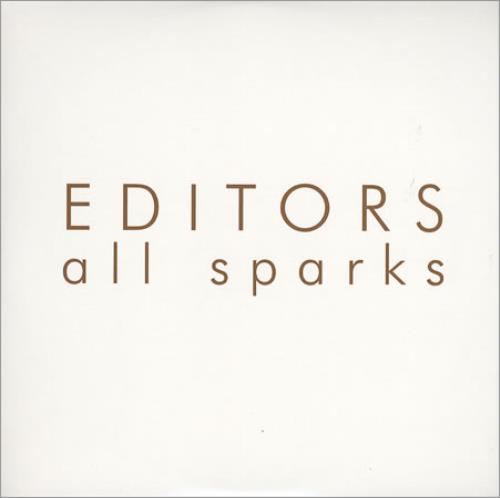 Editors All Sparks CD single (CD5 / 5") UK EB7C5AL369614